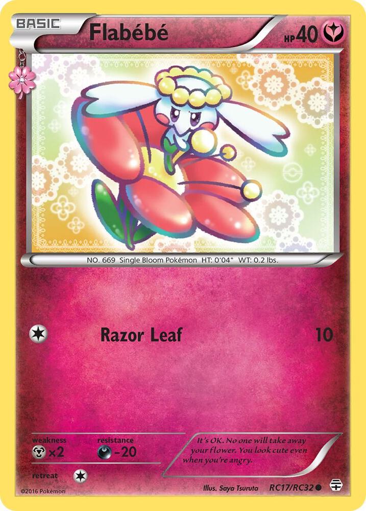Pokemon Flabébé RC17/RC32 Generations