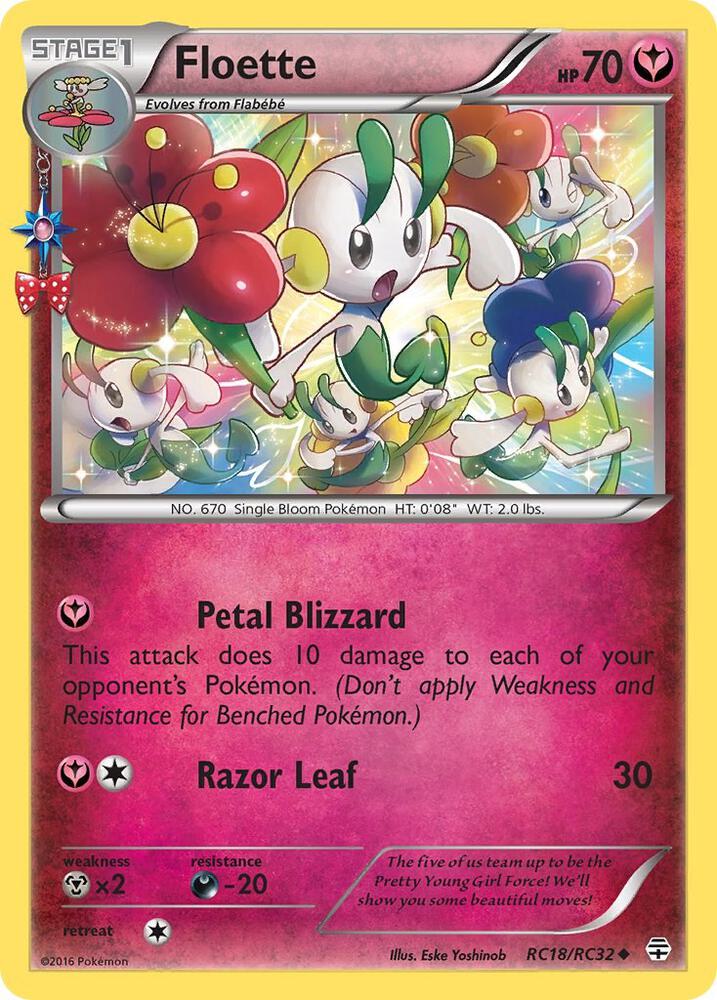 Pokemon Floette RC18/RC32 Generations