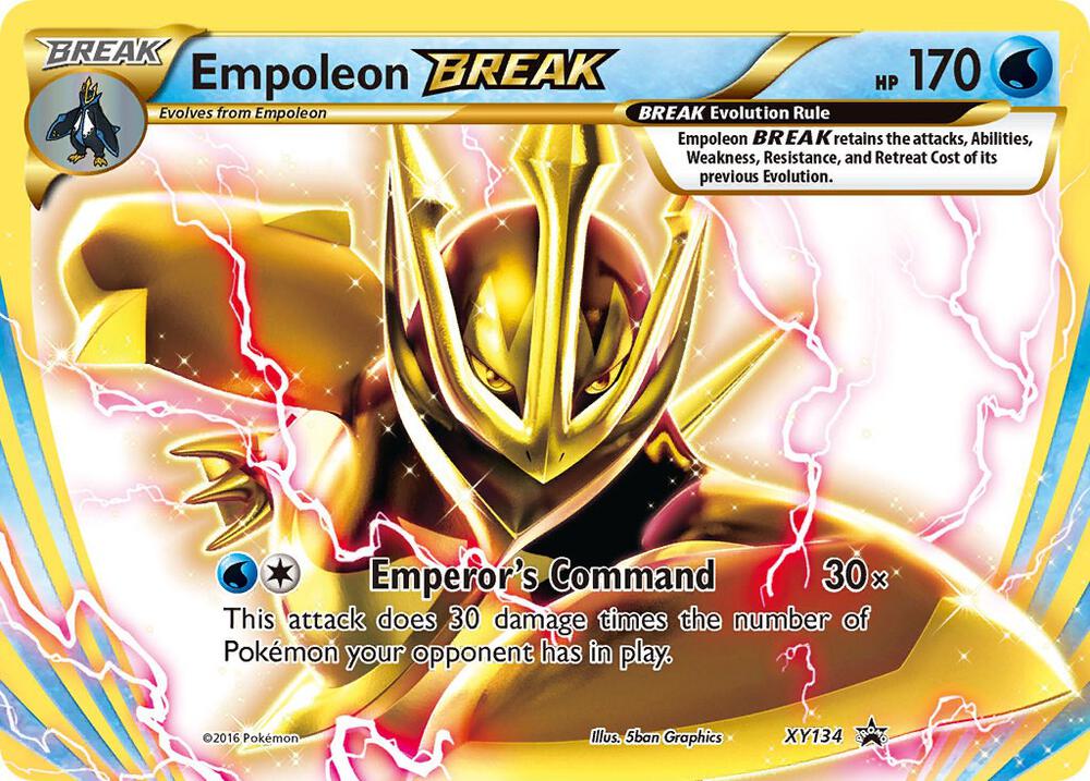 Pokemon Empoleon BREAK XY134 XY Black Star Promos