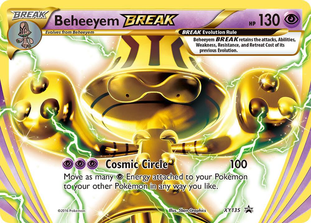 Pokemon Beheeyem BREAK XY135 XY Black Star Promos
