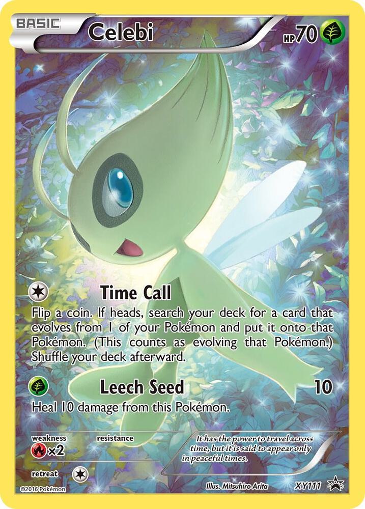 Pokemon Celebi XY111 XY Black Star Promos