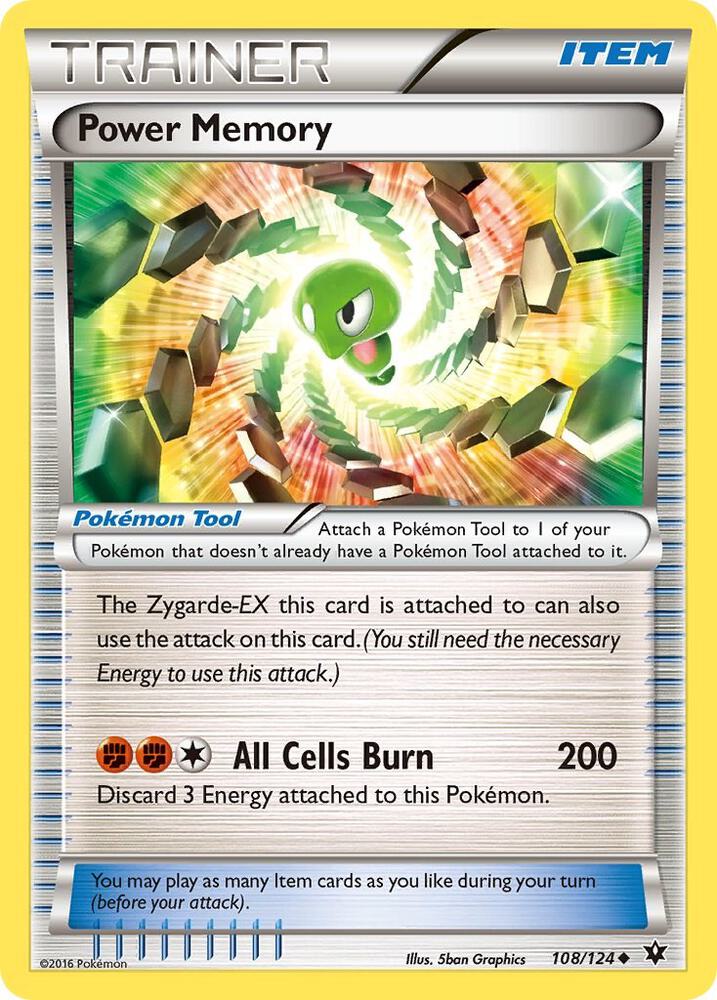 Pokemon Power Memory 108/124 Fates Collide