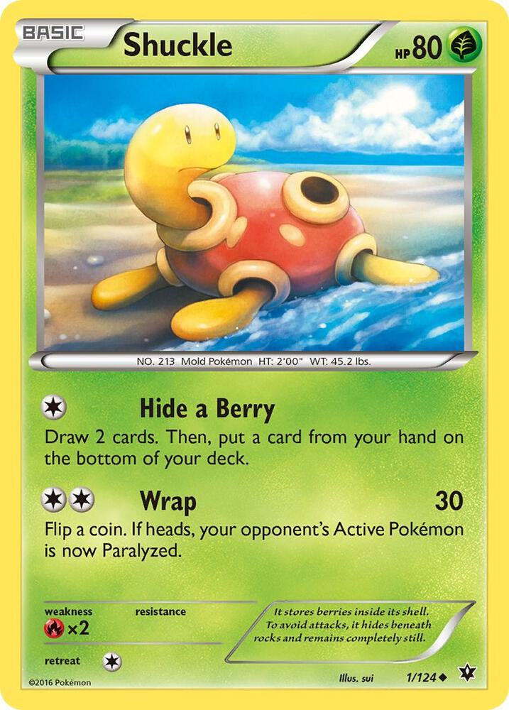 Pokemon Shuckle 1/124 Fates Collide