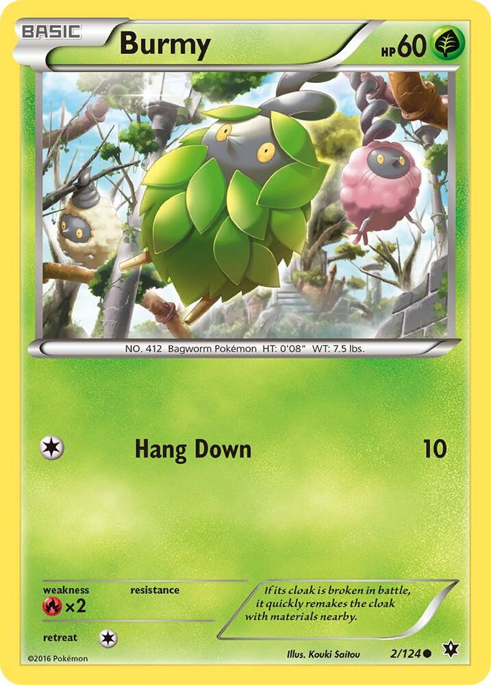 Pokemon Burmy 2/124 Fates Collide