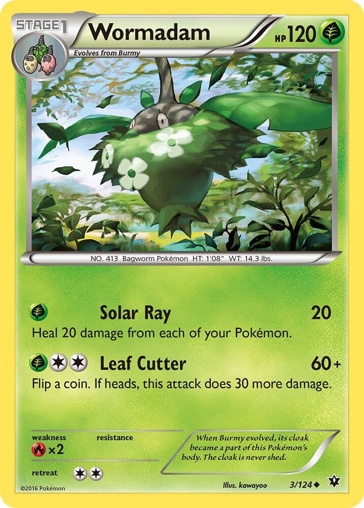 Pokemon Wormadam 3/124 Fates Collide