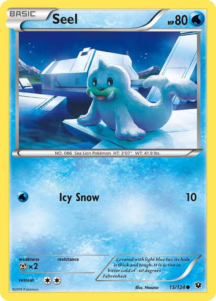 Pokemon Seel 15/124 Fates Collide
