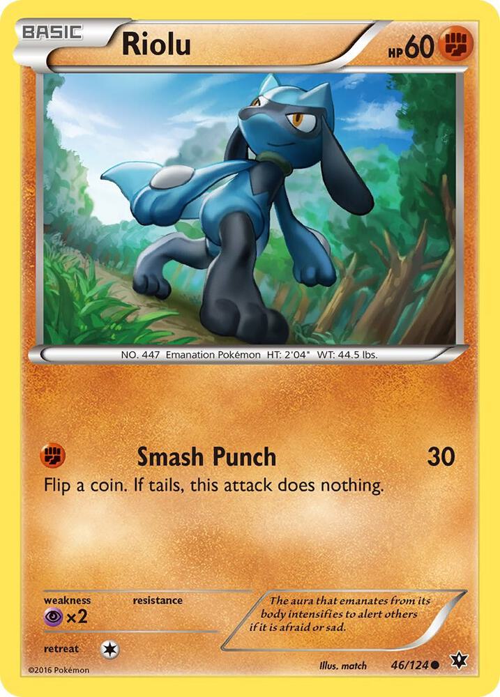 Pokemon Riolu 46/124 Fates Collide