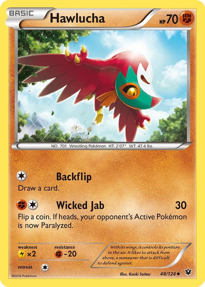 Pokemon Hawlucha 48/124 Fates Collide