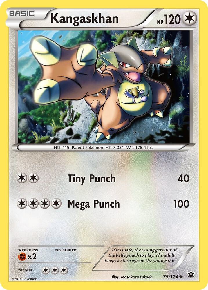 Pokemon Kangaskhan 75/124 Fates Collide