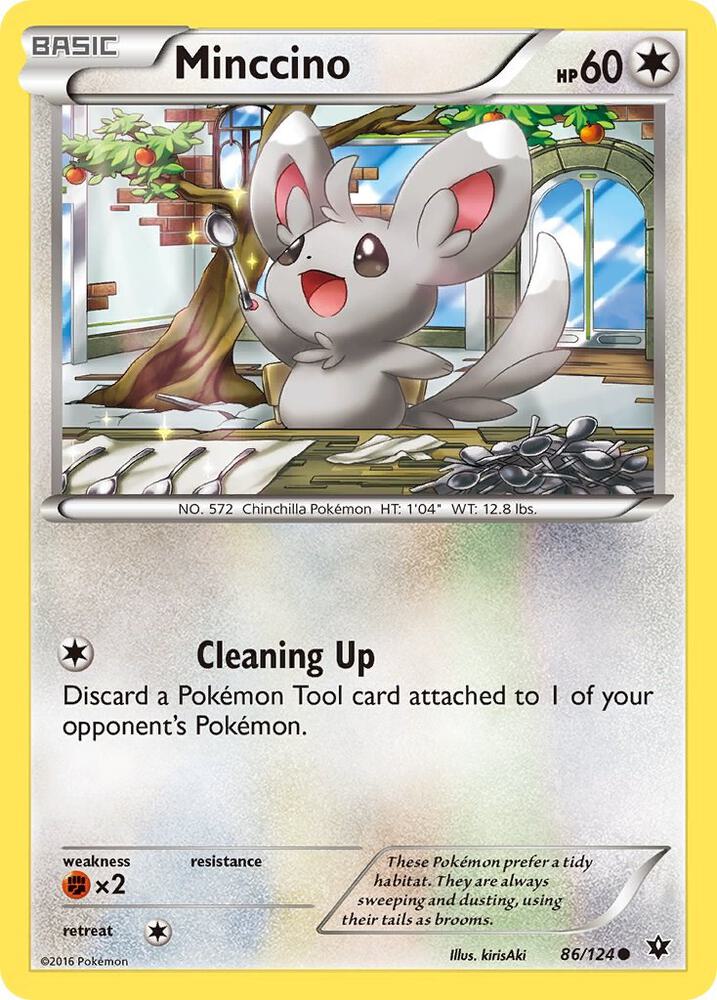 Pokemon Minccino 86/124 Fates Collide