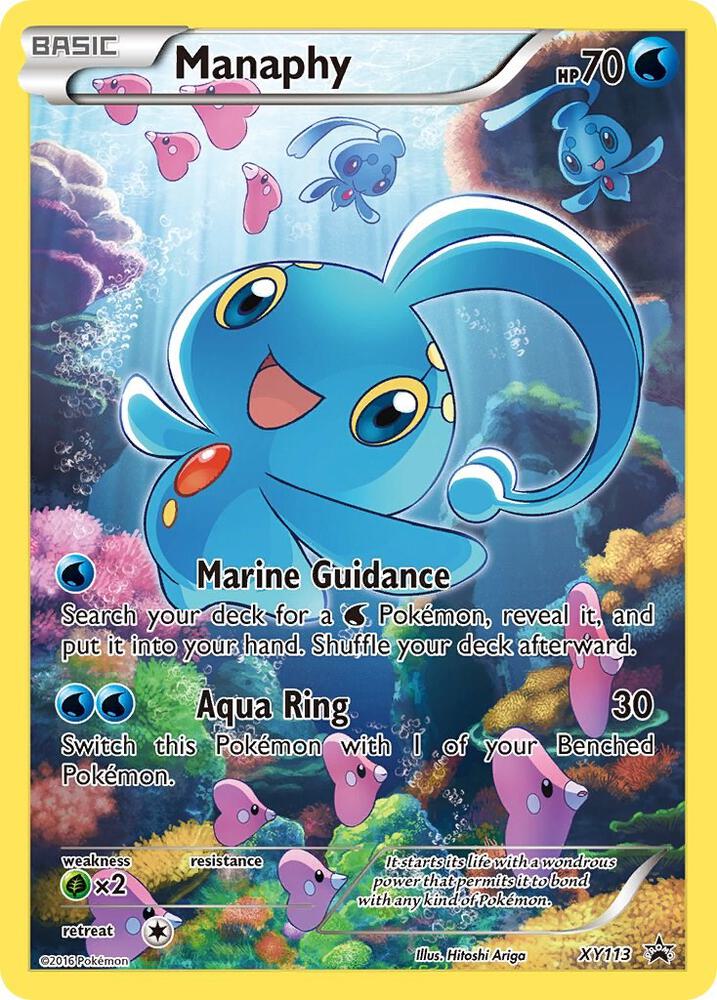 Pokemon Manaphy XY113 XY Black Star Promos