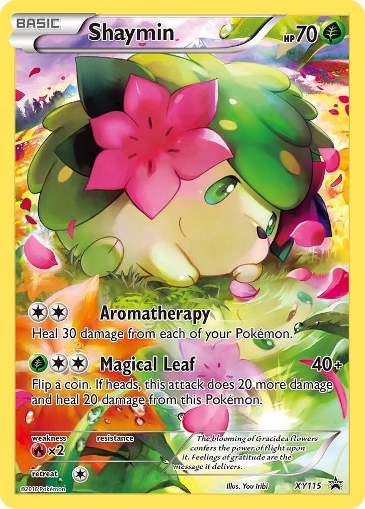 Pokemon Shaymin XY115 XY Black Star Promos