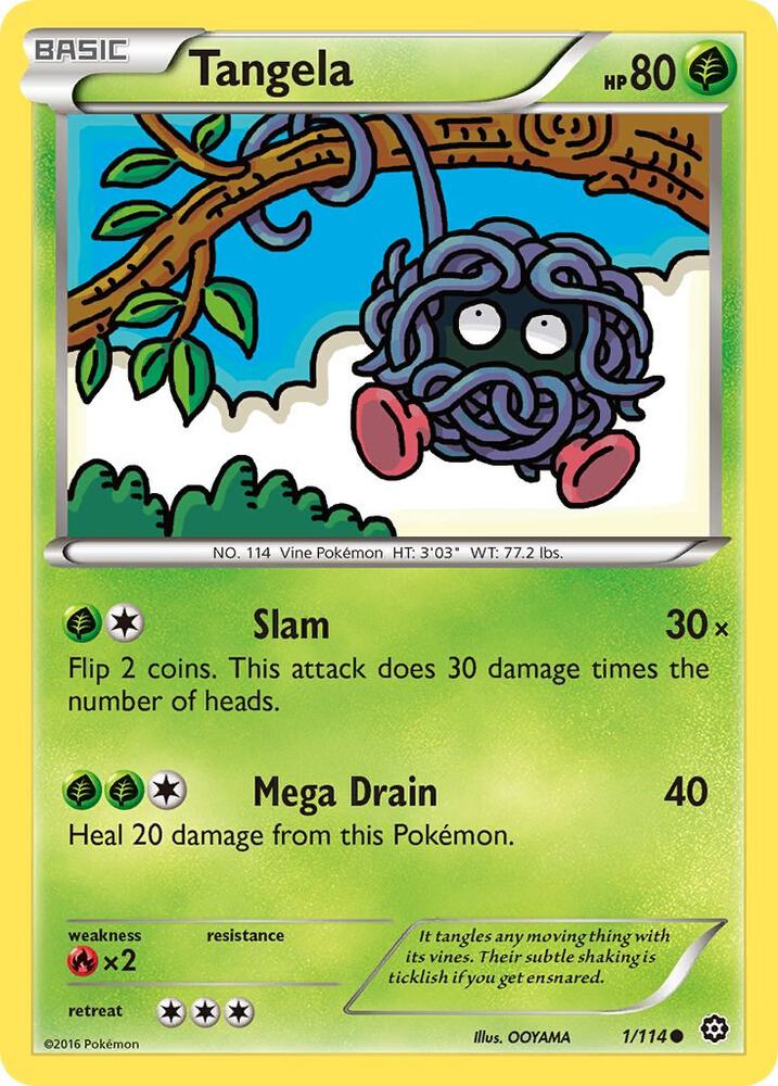 Pokemon Tangela 1/114 Steam Siege