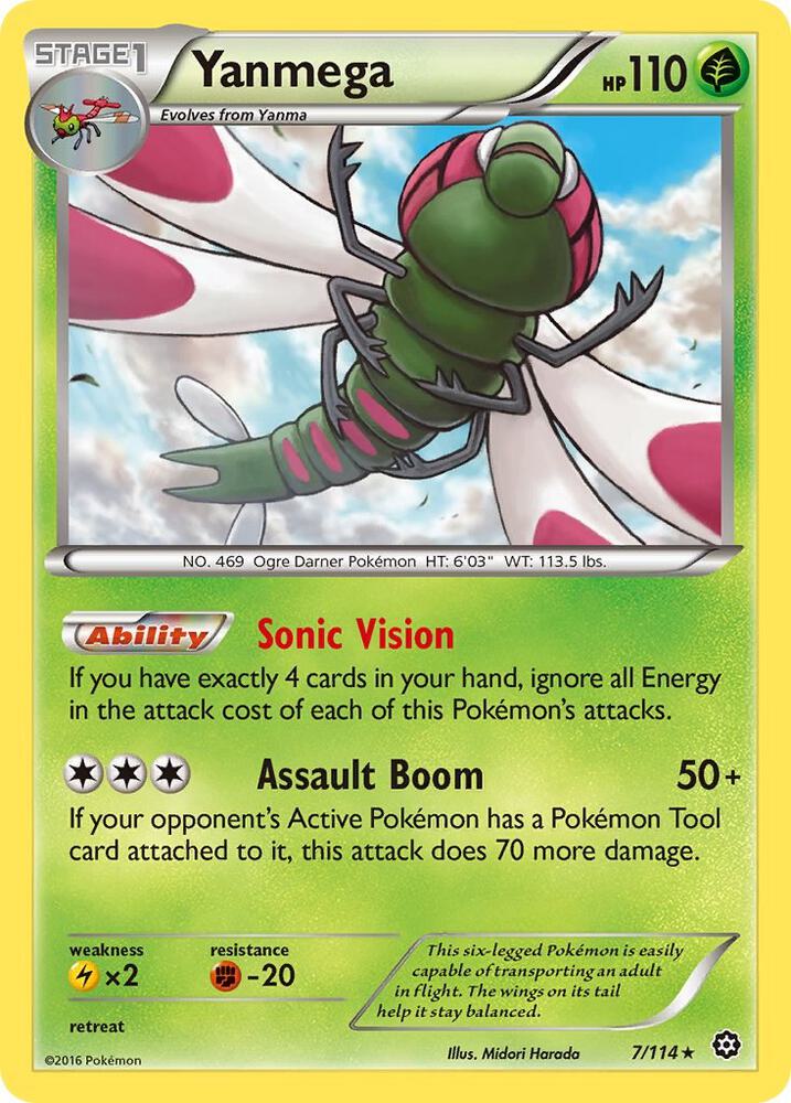Pokemon Yanmega 7/114 Steam Siege