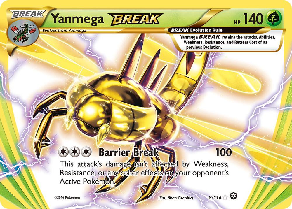 Pokemon Yanmega BREAK 8/114 Steam Siege