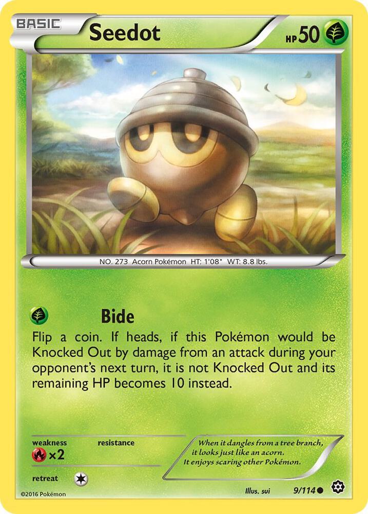 Pokemon Seedot 9/114 Steam Siege