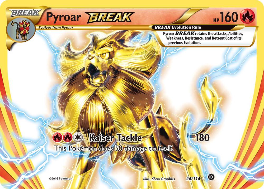 Pokemon Pyroar BREAK 24/114 Steam Siege