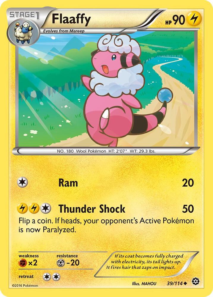 Pokemon Flaaffy 39/114 Steam Siege