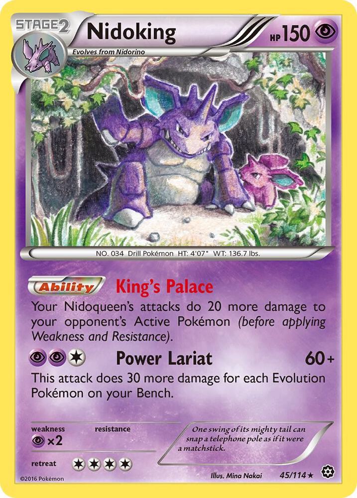 Pokemon Nidoking 45/114 Steam Siege