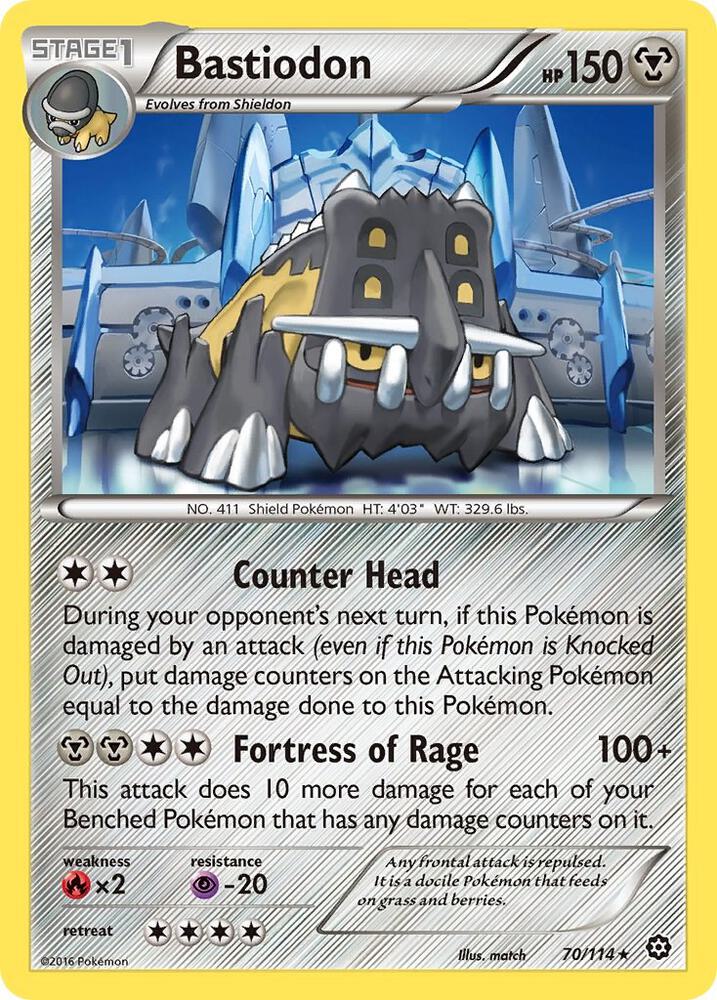 Pokemon Bastiodon 70/114 Steam Siege