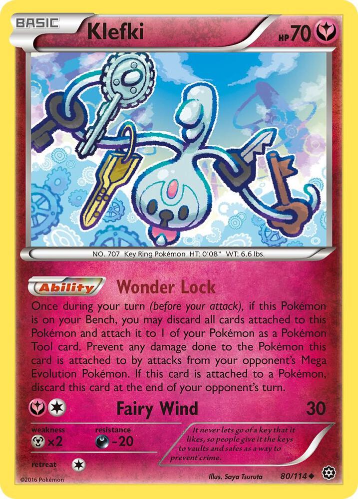 Pokemon Klefki 80/114 Steam Siege