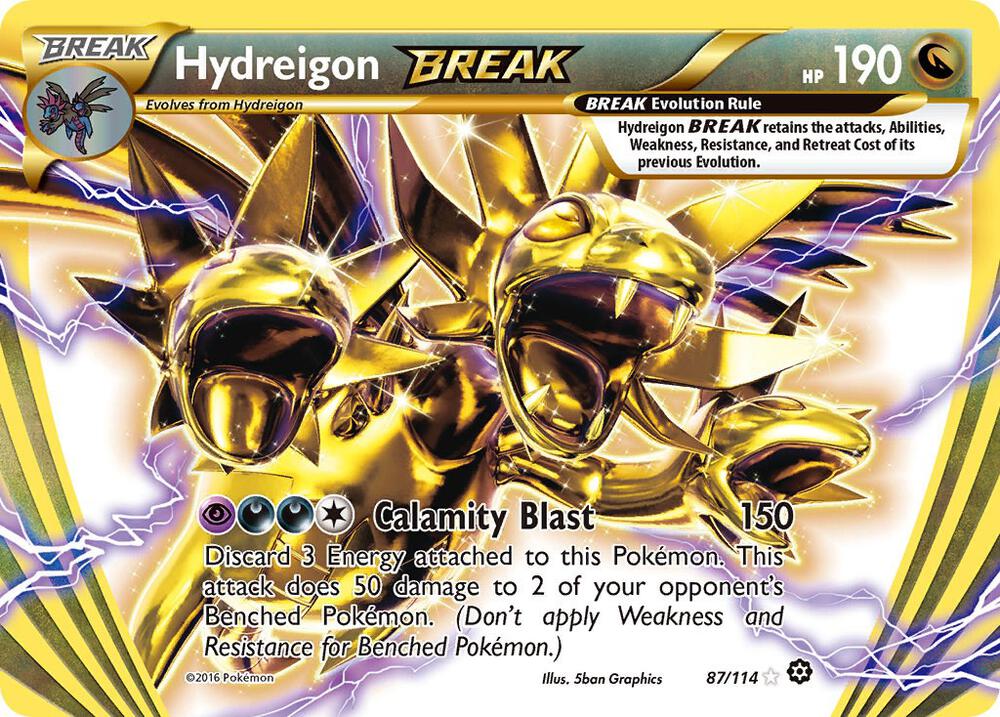 Pokemon Hydreigon BREAK 87/114 Steam Siege