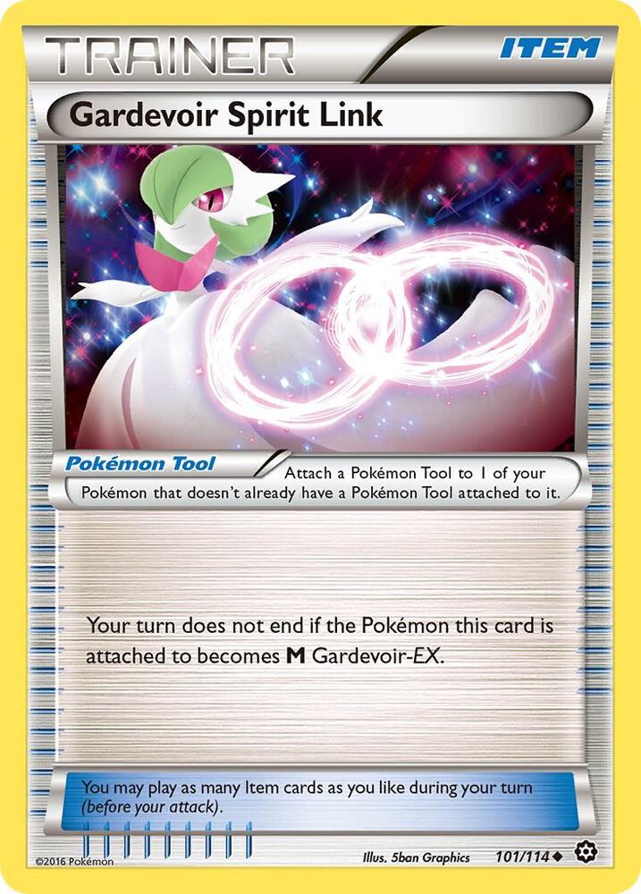 Pokemon Gardevoir Spirit Link 101/114 Steam Siege
