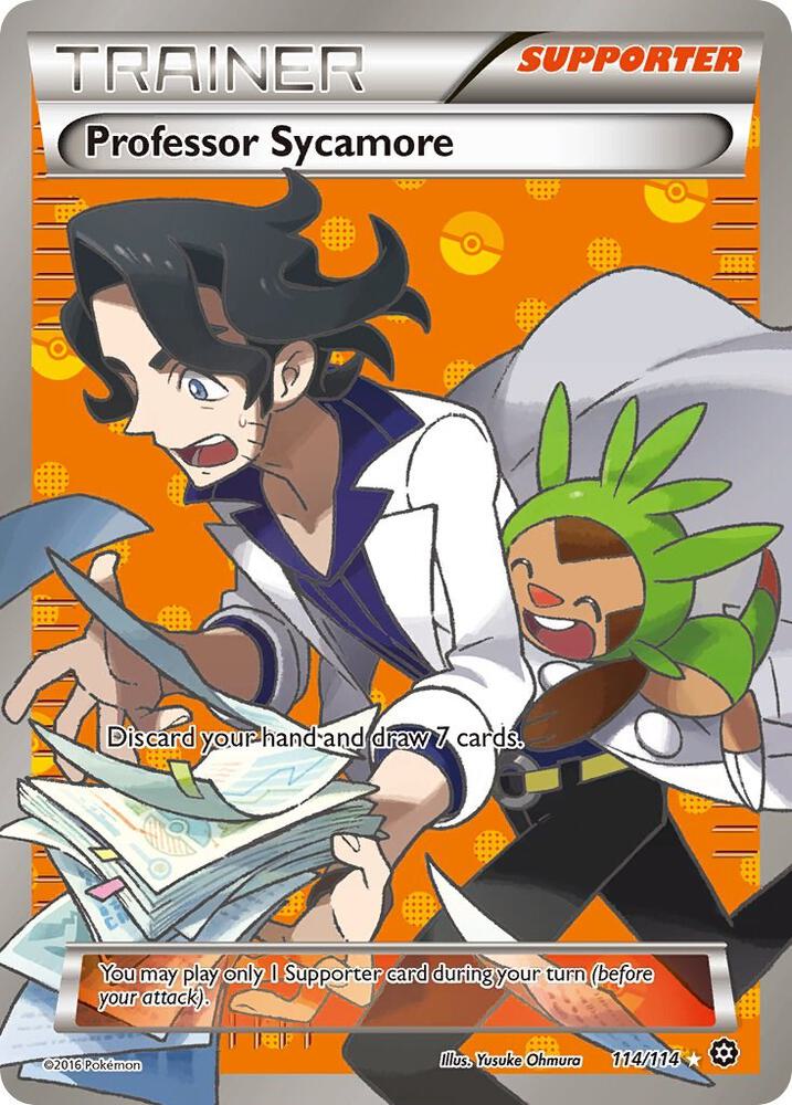 Pokemon Professor Sycamore 114/114 Steam Siege