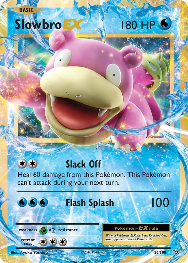 Pokemon Slowbro EX 26/108 Evolutions