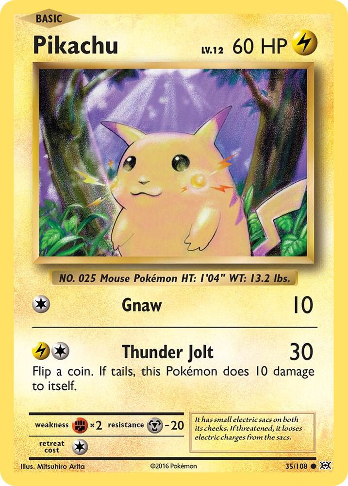 Pokemon Pikachu 35/108 Evolutions