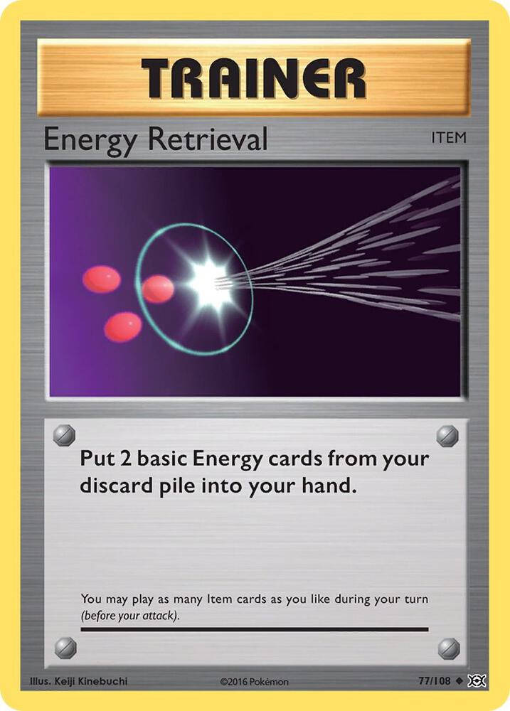 Pokemon Energy Retrieval 77/108 Evolutions