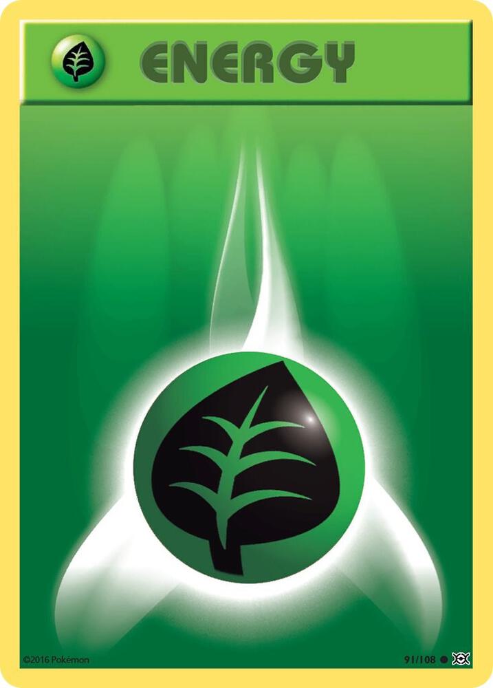 Pokemon Grass Energy 91/108 Evolutions
