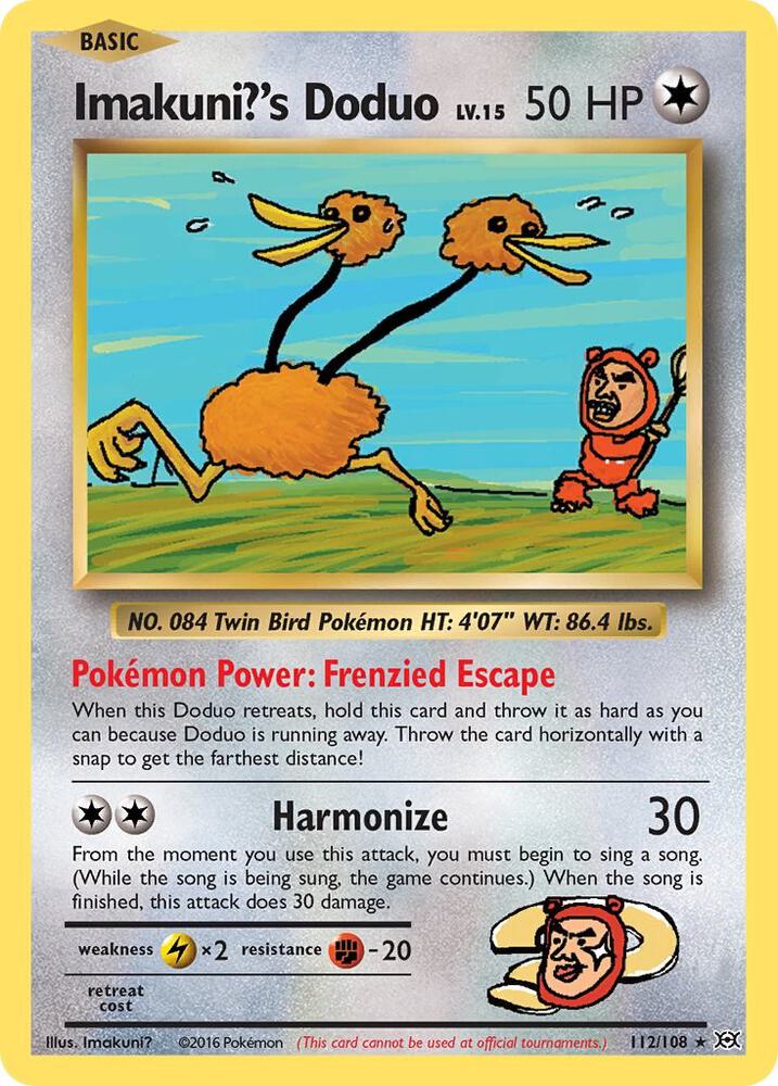 Pokemon Imakuni?'s Doduo 112/108 Evolutions