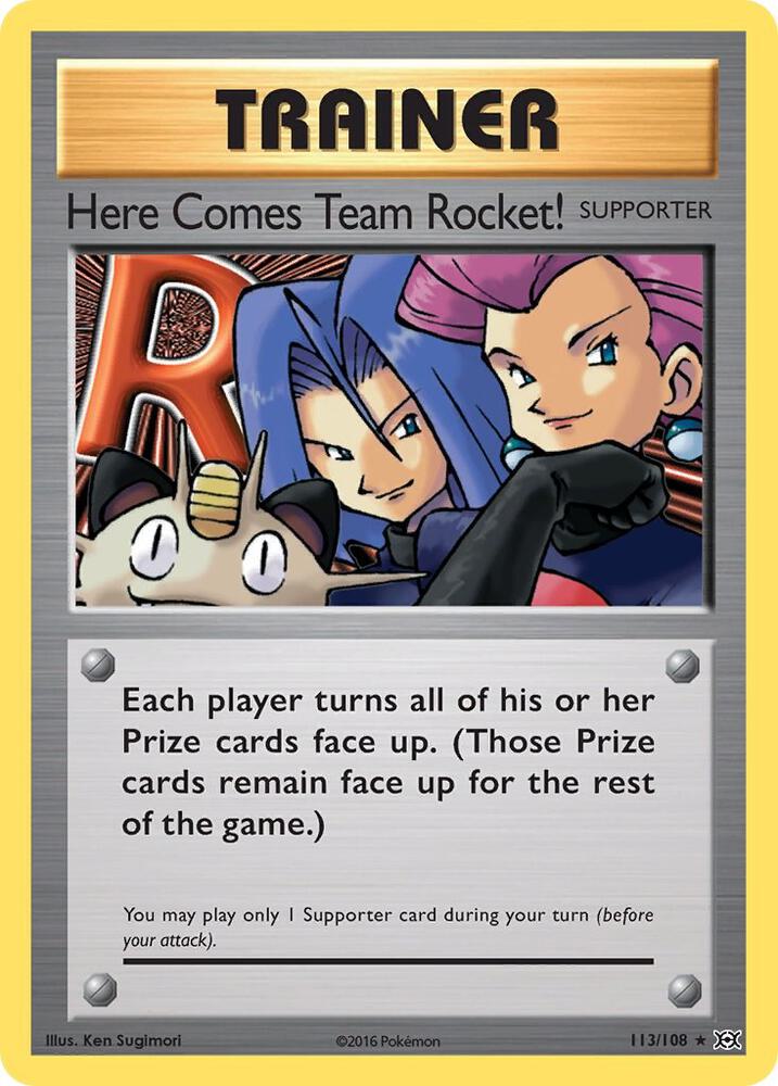 Pokemon Here Comes Team Rocket! 113/108 Evolutions