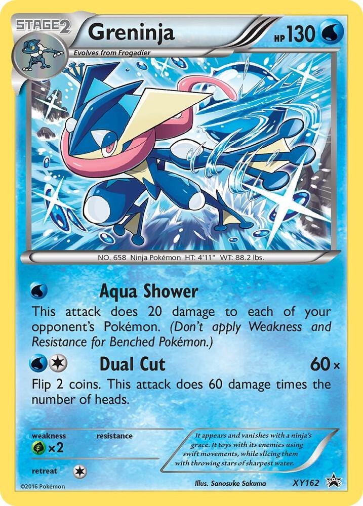 Pokemon Greninja XY162 XY Black Star Promos