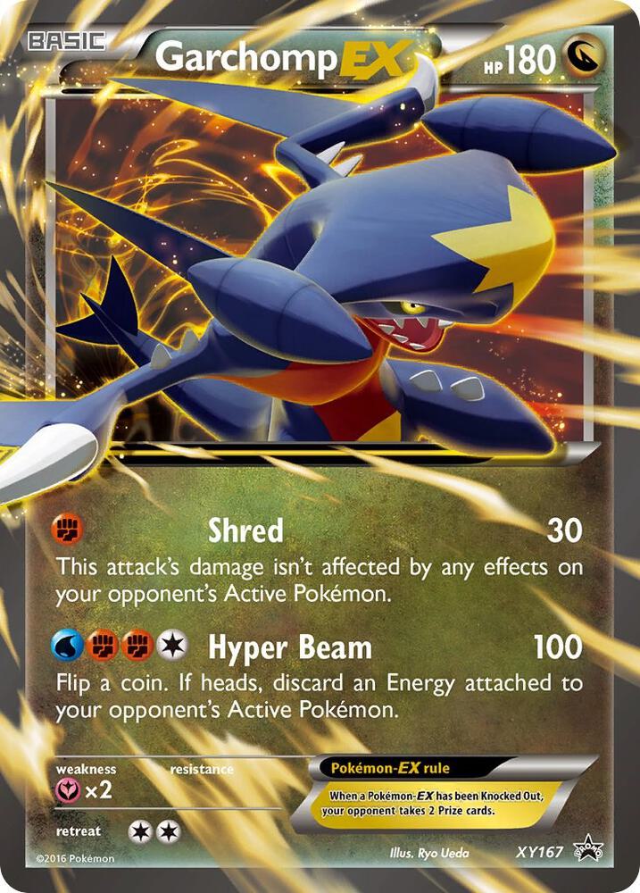 Pokemon Garchomp EX XY167 XY Black Star Promos