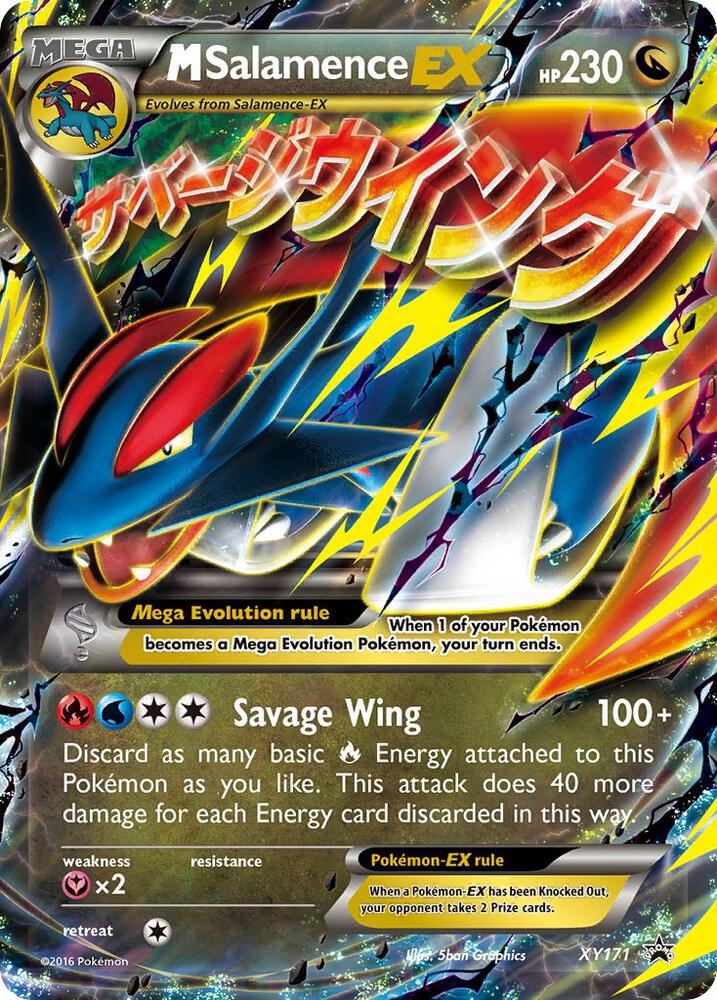 Pokemon M Salamence EX XY171 XY Black Star Promos