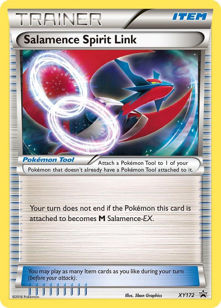Pokemon Salamence Spirit Link XY172 XY Black Star Promos