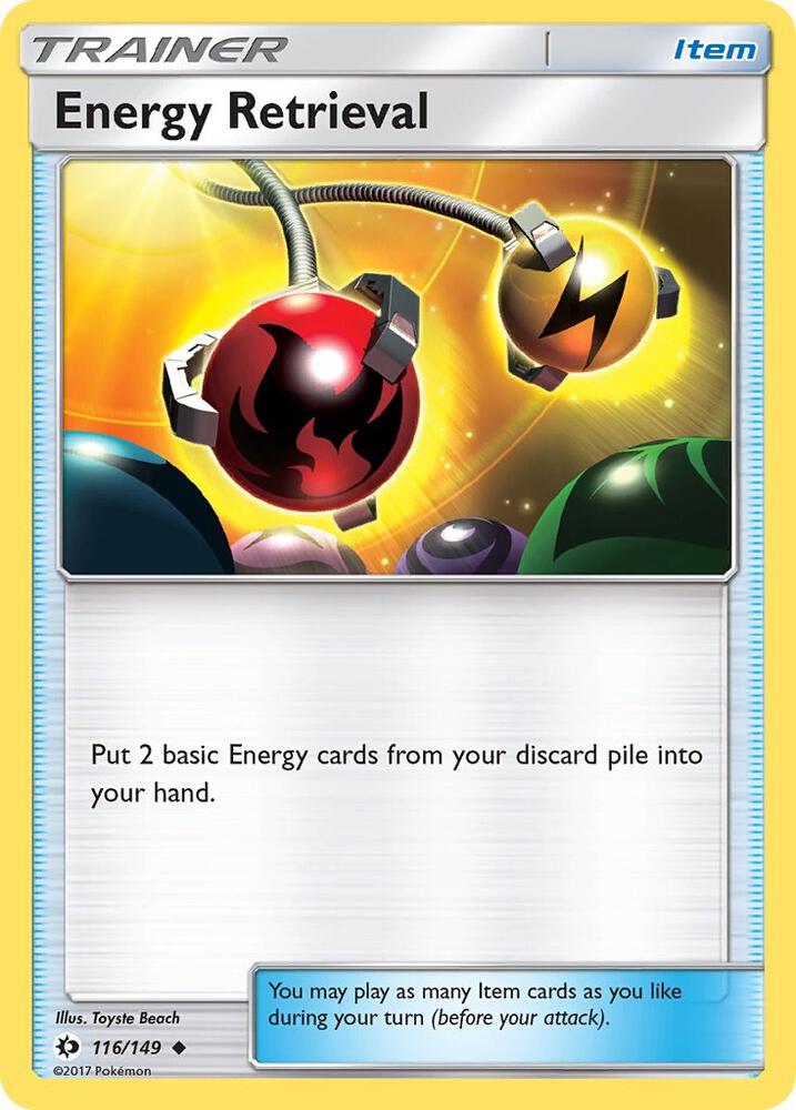 Pokemon Energy Retrieval 116/149 Sun & Moon