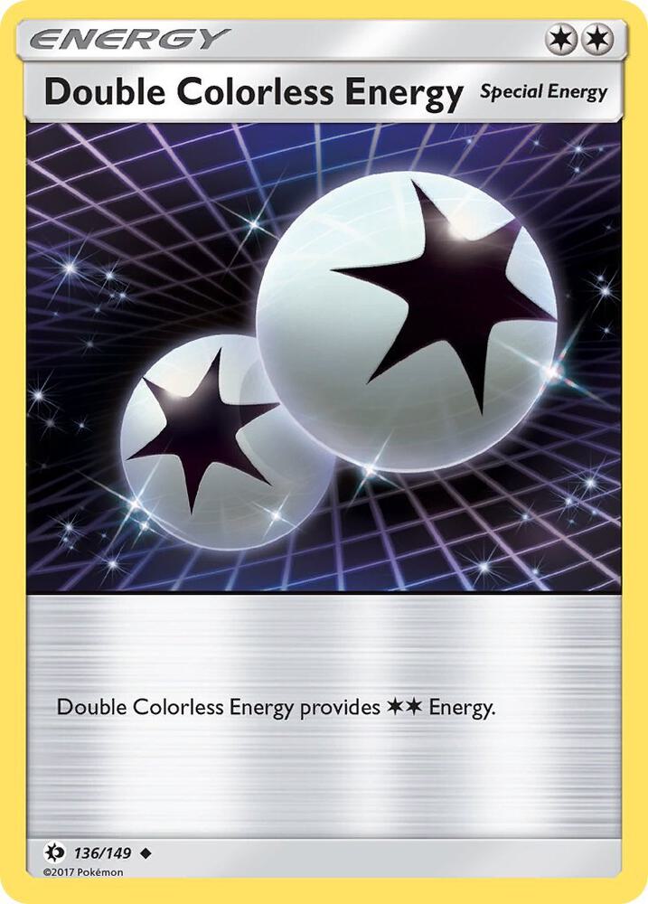 Pokemon Double Colorless Energy 136/149 Sun & Moon
