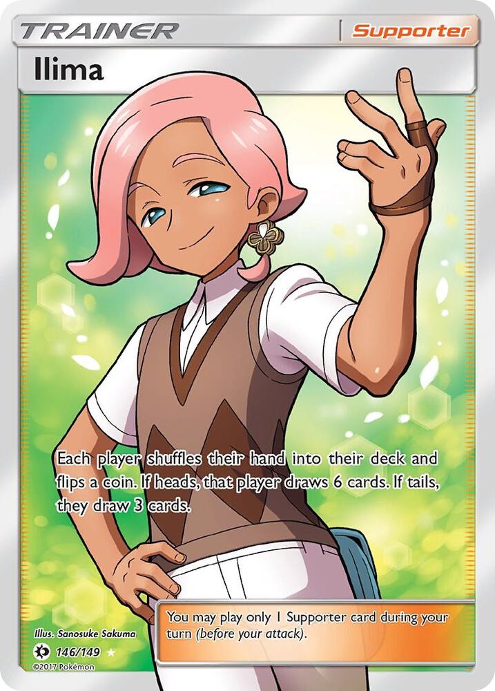 Pokemon Ilima 146/149 Sun & Moon