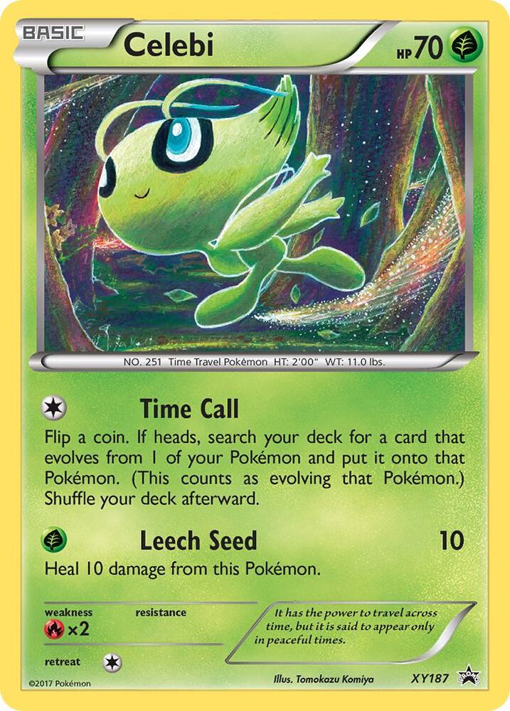 Pokemon Celebi XY187 XY Black Star Promos