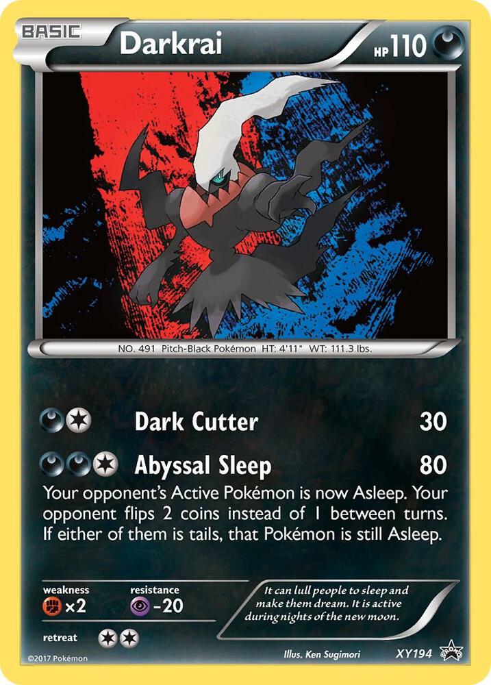 Pokemon Darkrai XY194 XY Black Star Promos