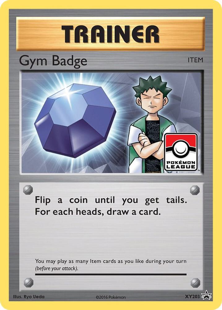 Pokemon Gym Badge XY203 XY Black Star Promos