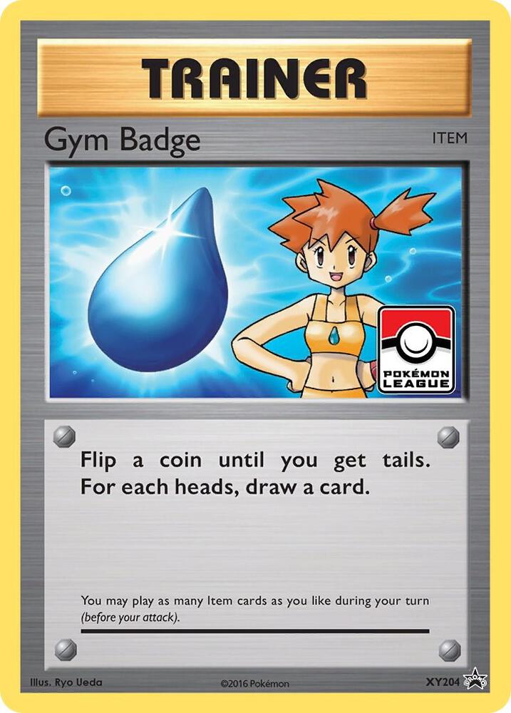Pokemon Gym Badge XY204 XY Black Star Promos