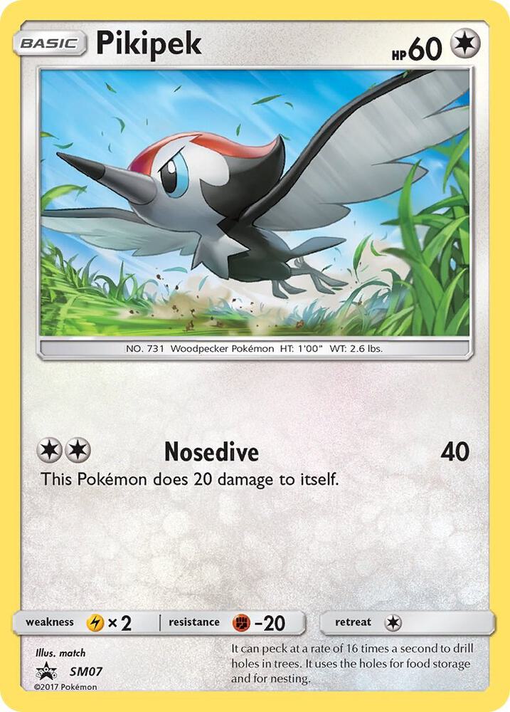 Pokemon Pikipek SM07 SM Black Star Promos