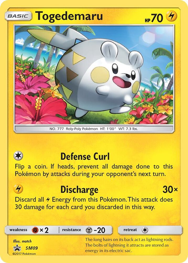 Pokemon Togedemaru SM09 SM Black Star Promos