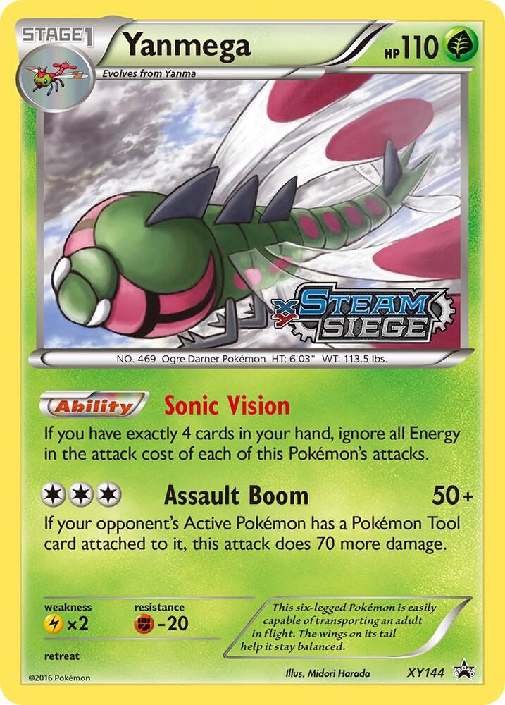 Pokemon Yanmega XY144 XY Black Star Promos