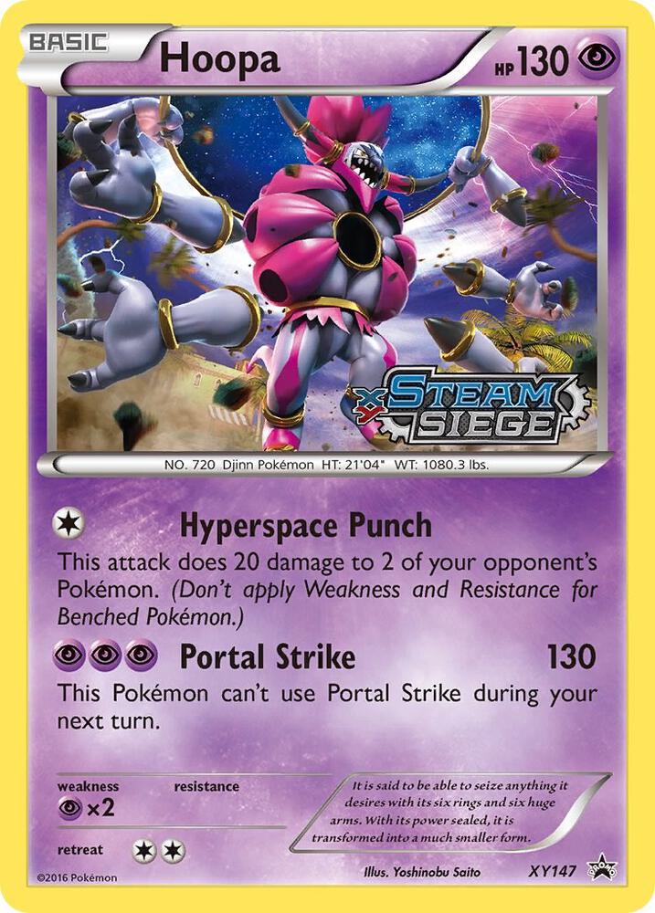 Pokemon Hoopa XY147 XY Black Star Promos