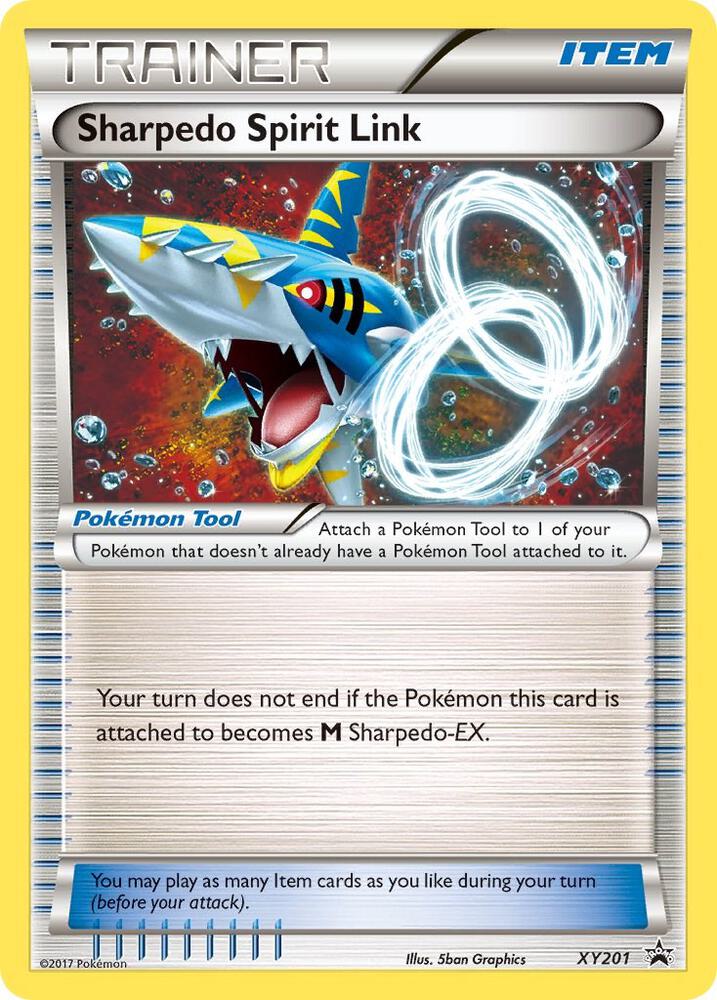 Pokemon Sharpedo Spirit Link XY201 XY Black Star Promos